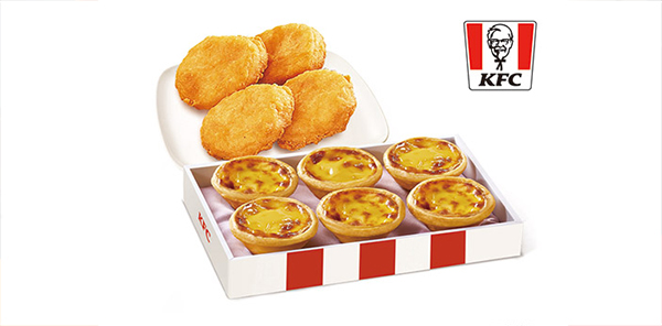 肯德基原味蛋撻禮盒+4塊雞塊好禮即享券(團購優惠請洽客服）