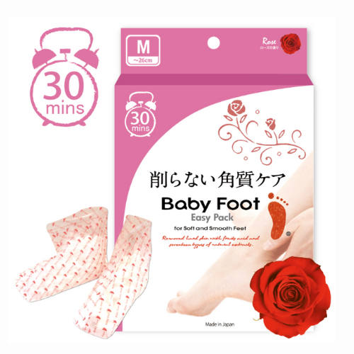 【Baby Foot】玫瑰限量版！30分鐘快速足膜(玫瑰清香)