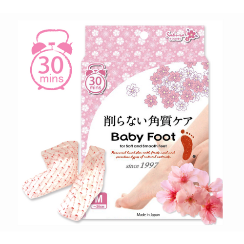 【Baby Foot 寶貝腳】寶貝腳3D立體足膜30分鐘快速版(櫻花版)