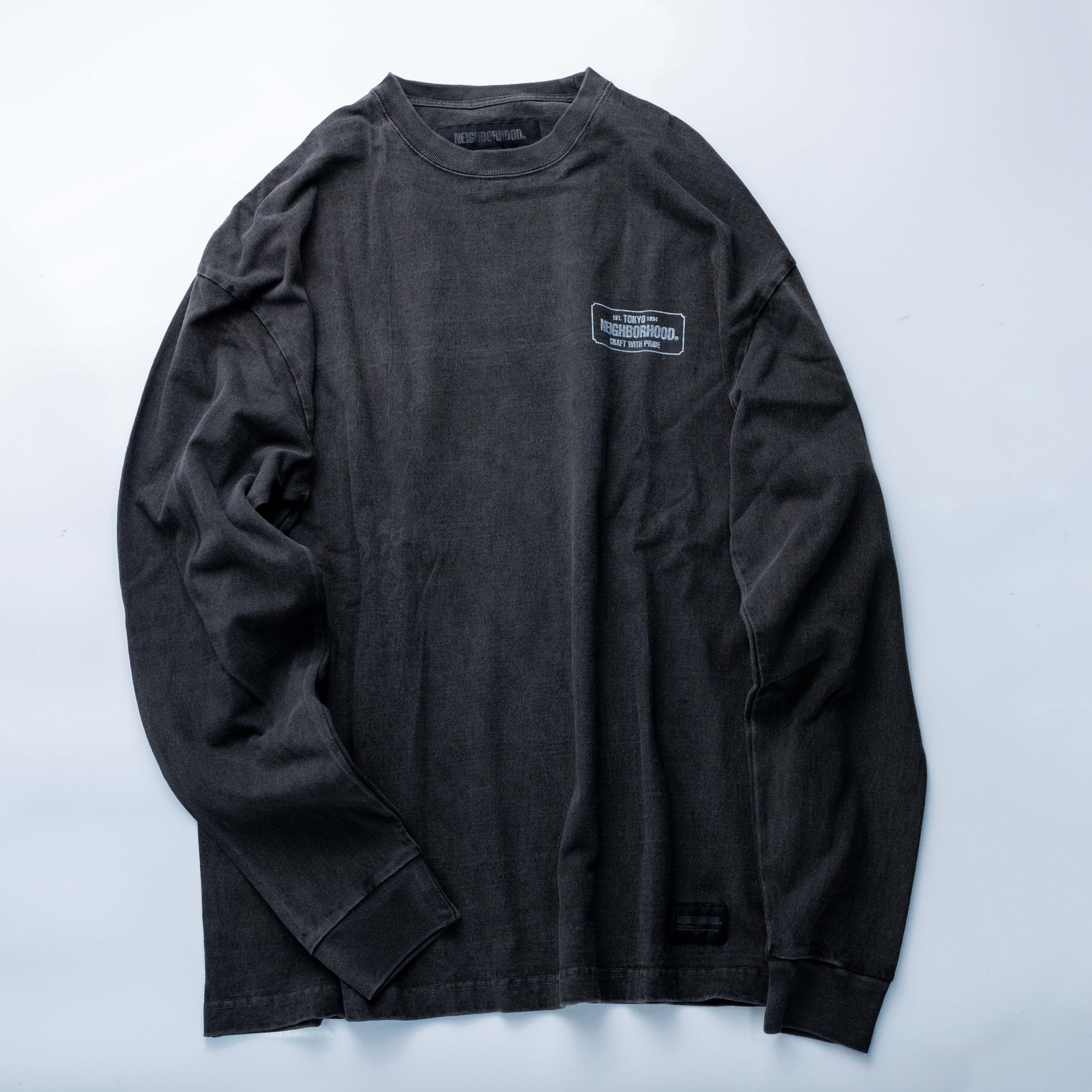 Neighborhood Pigment Dyed Crew Neck 長袖| 所有商品- Inncense