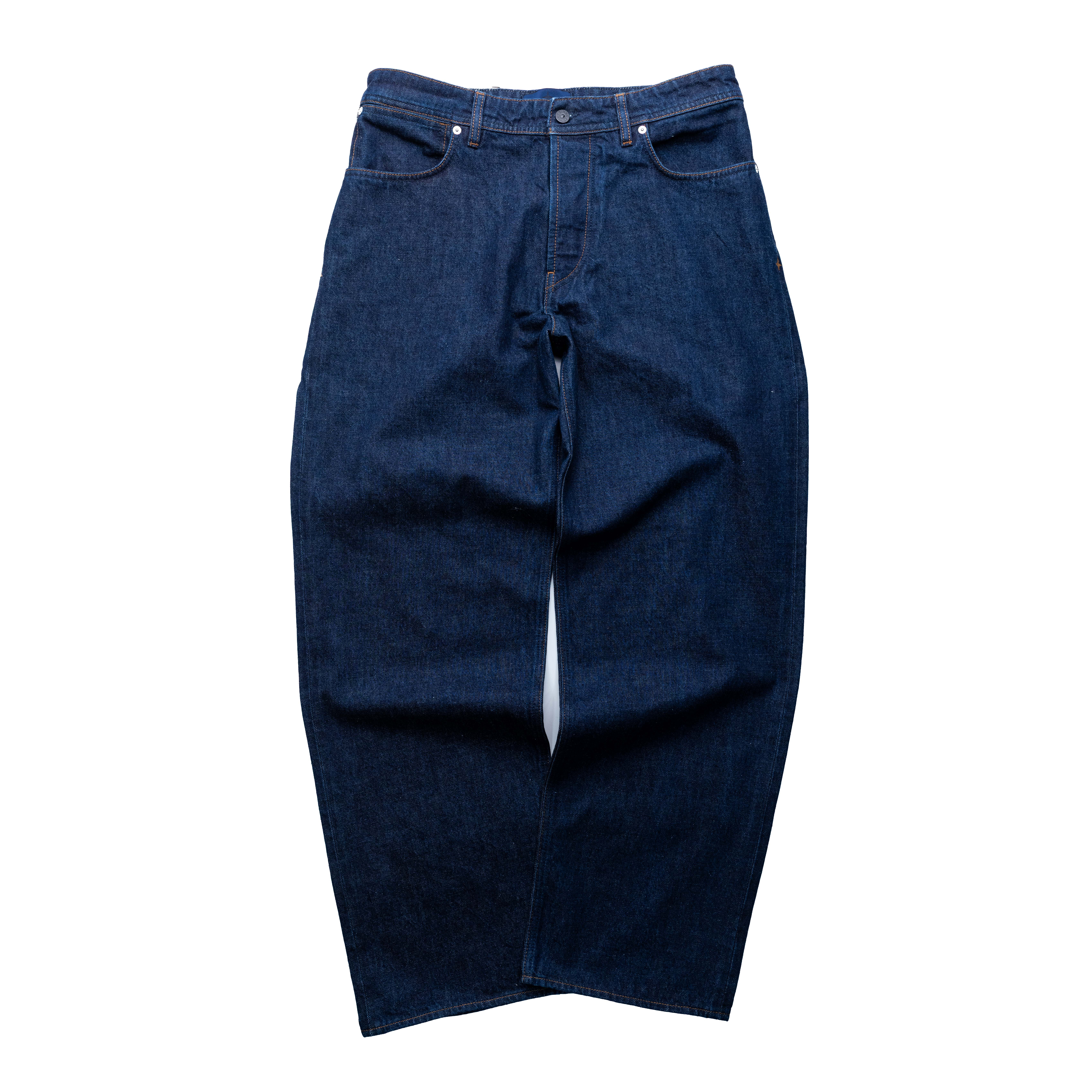 Stone Island 寬鬆水洗牛仔褲 藍