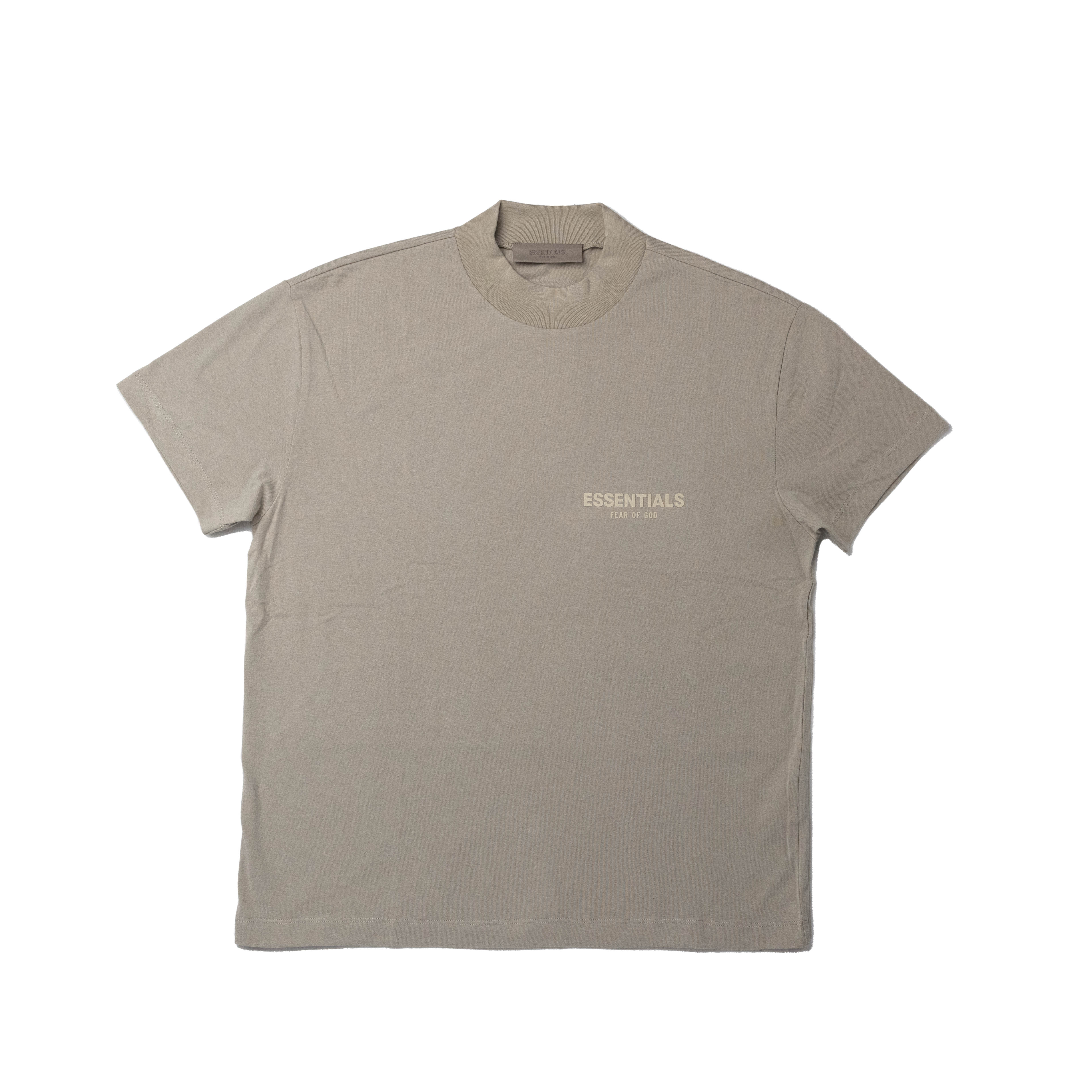 Essentials] 22SS Cotton Jersey T-Shirt 植絨Logo 小麥色Wheat | 短袖