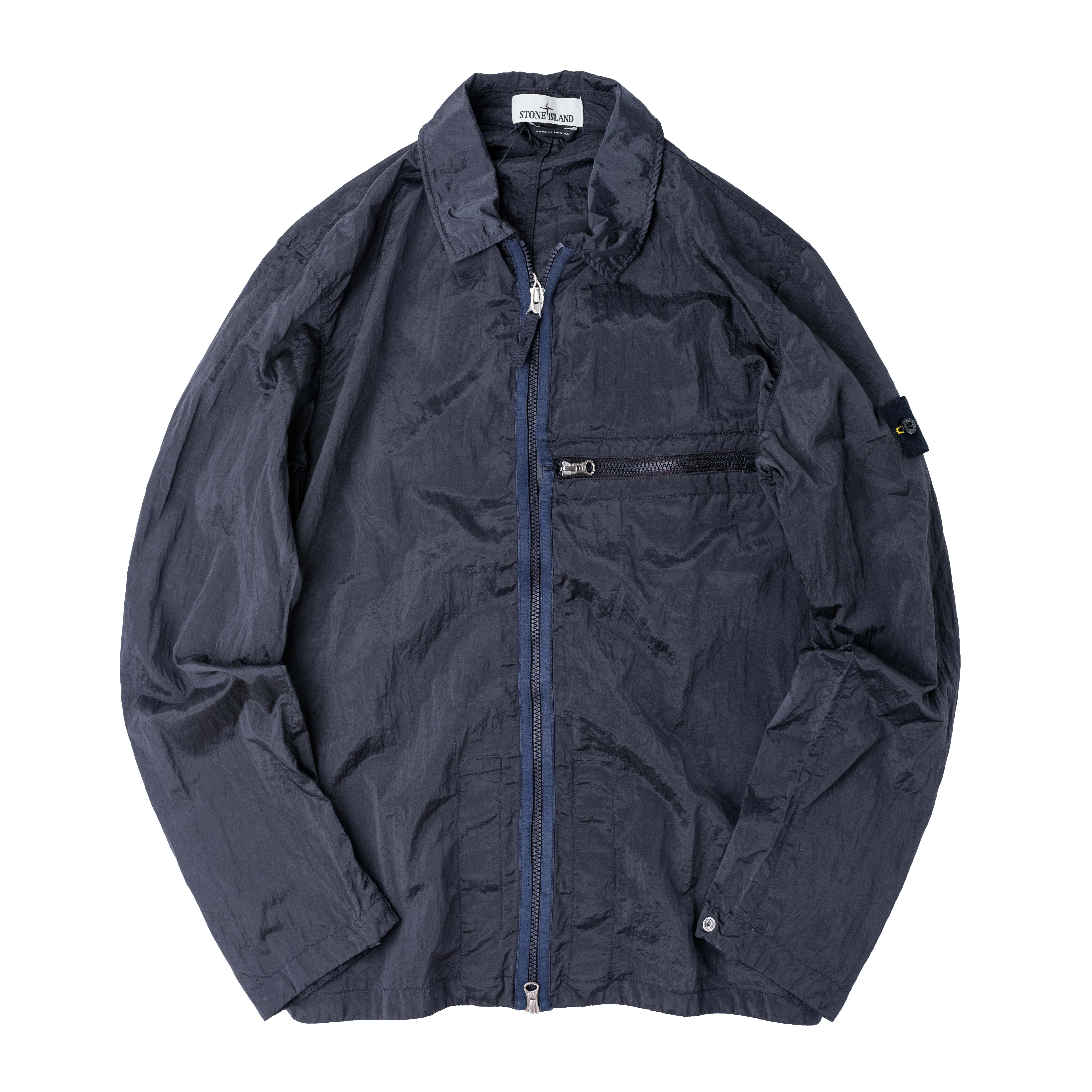 Stone Island ] 10919 NYLON METAL IN ECONYL® REGENERATED NYLON 碳黑