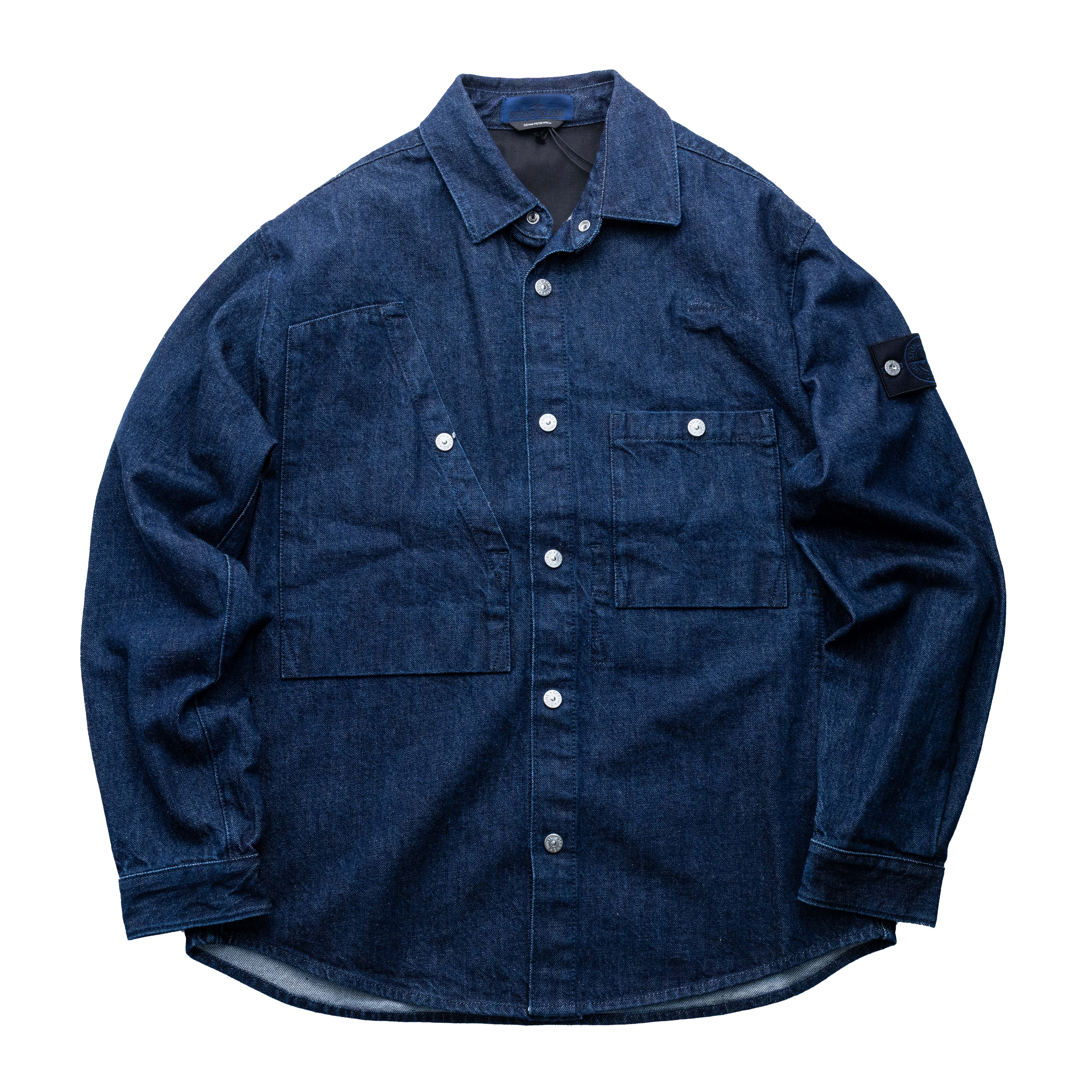 Stone Island 單寧系列 單寧襯衫外套 藍