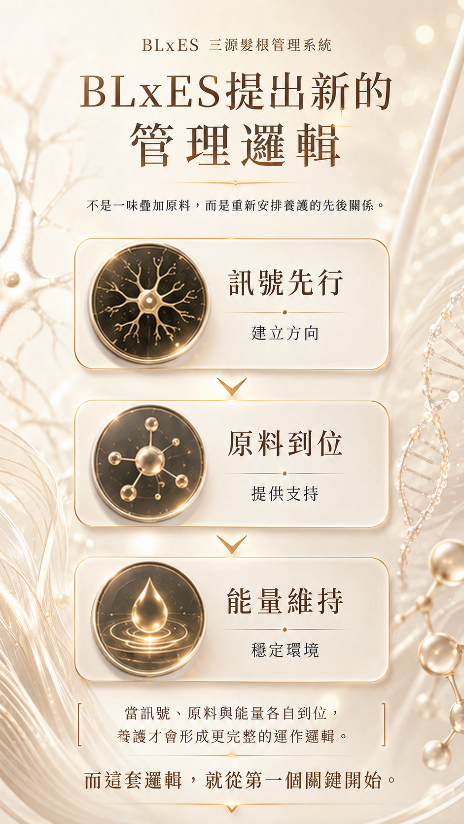 BLxES 三源髮根管理系統