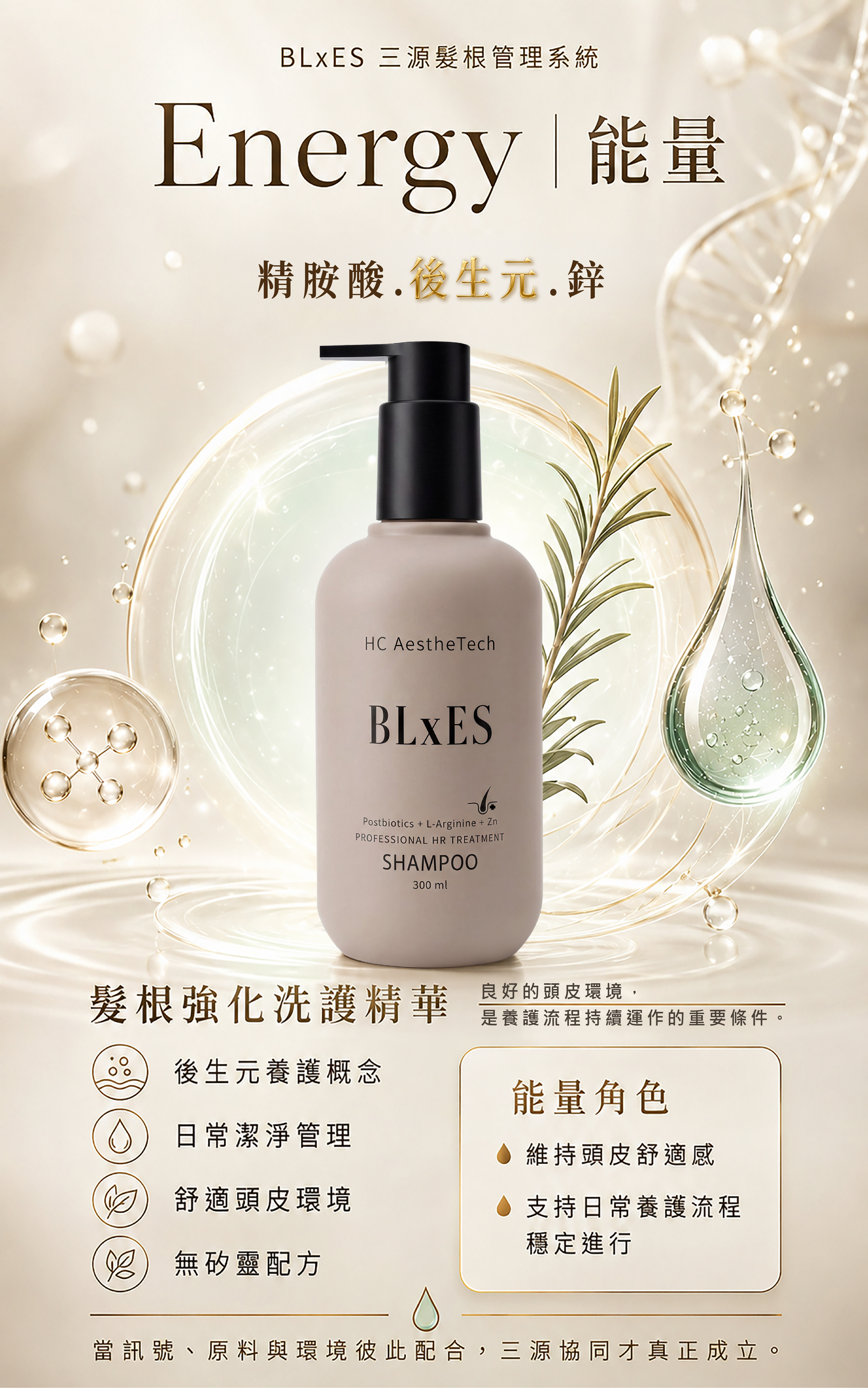 BLxES 三源髮根管理系統