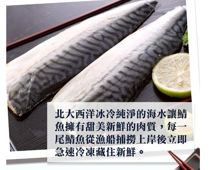 【挪威鯖魚】純淨海堿~二片裝300g±10%2