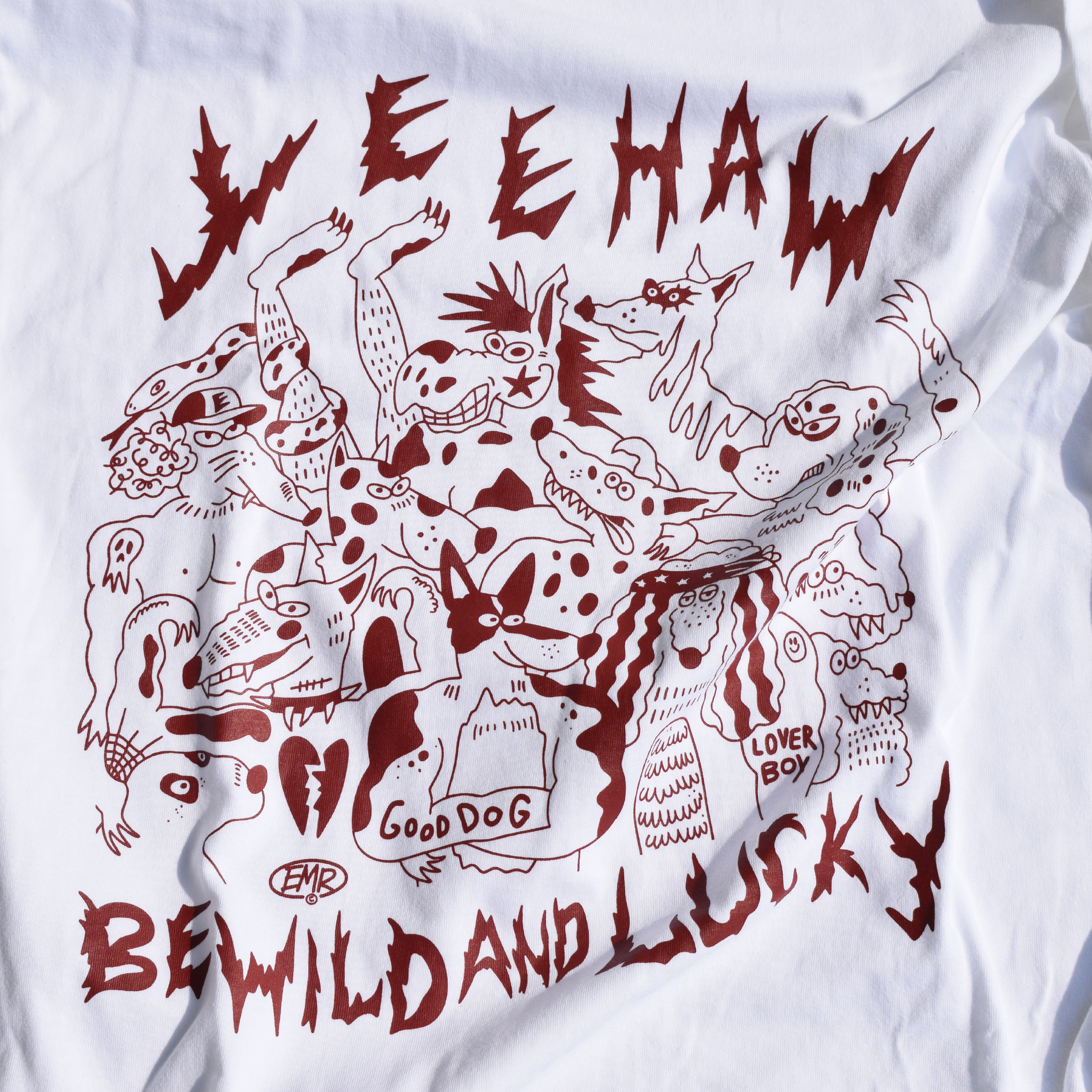YEEHAW-LUCKY HORSE TEE