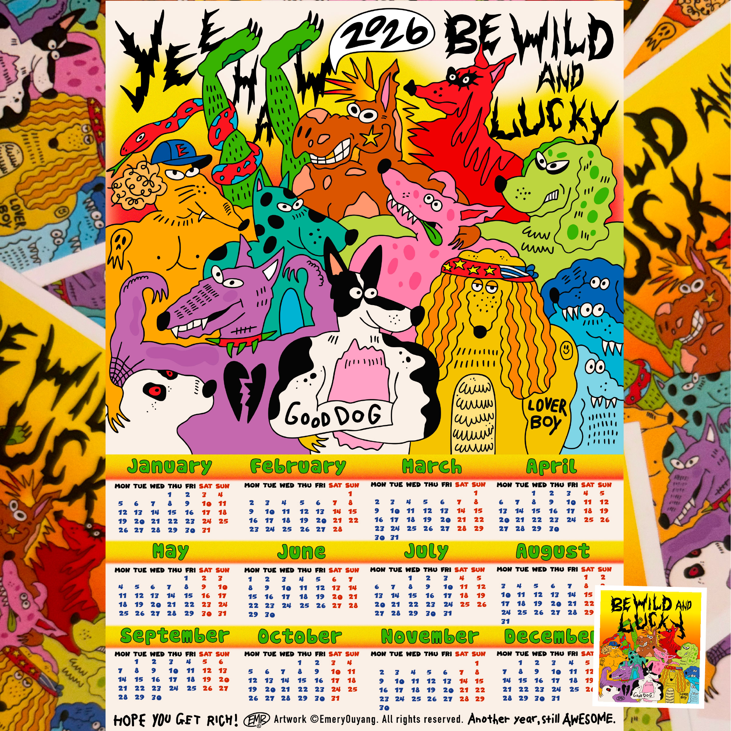 2026馬年"MONEY IS COMING MY WAY" YEAR POSTER