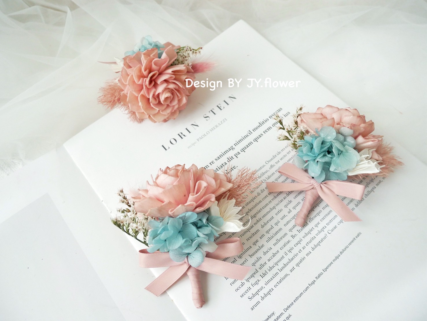 索拉乾燥花胸花【柔光森林】2