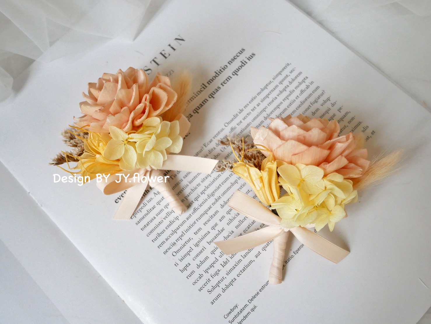 索拉乾燥花胸花【暖和時光】2