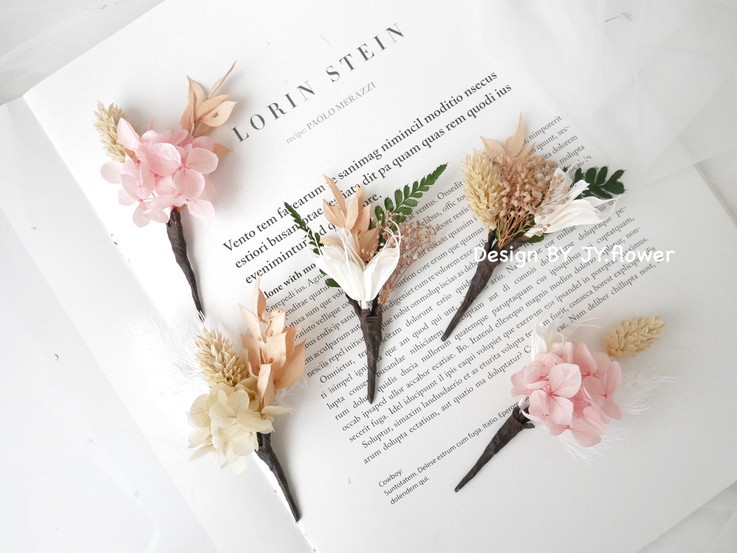 永生花髮插【美好情懷】