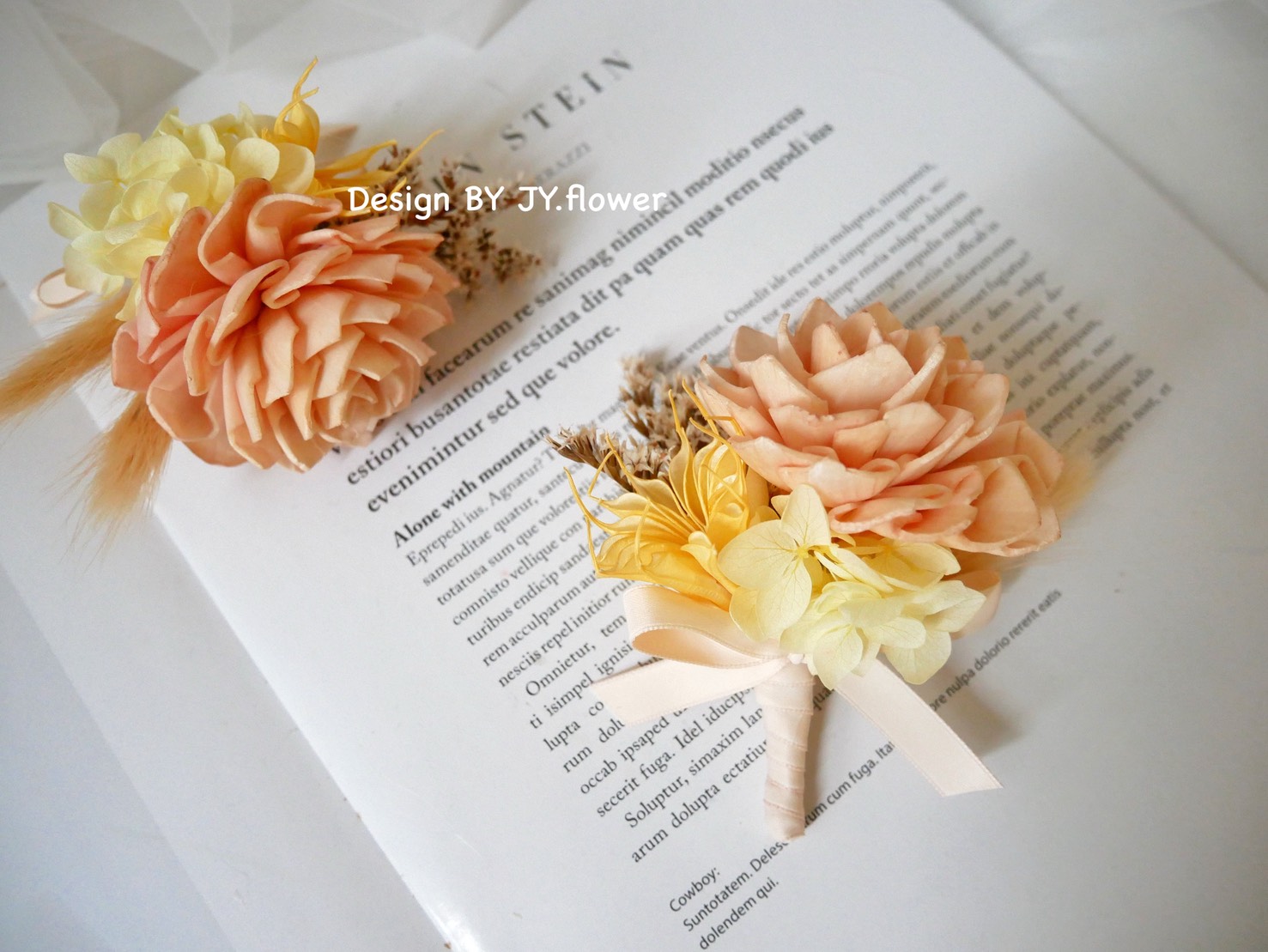 索拉乾燥花胸花【暖和時光】3