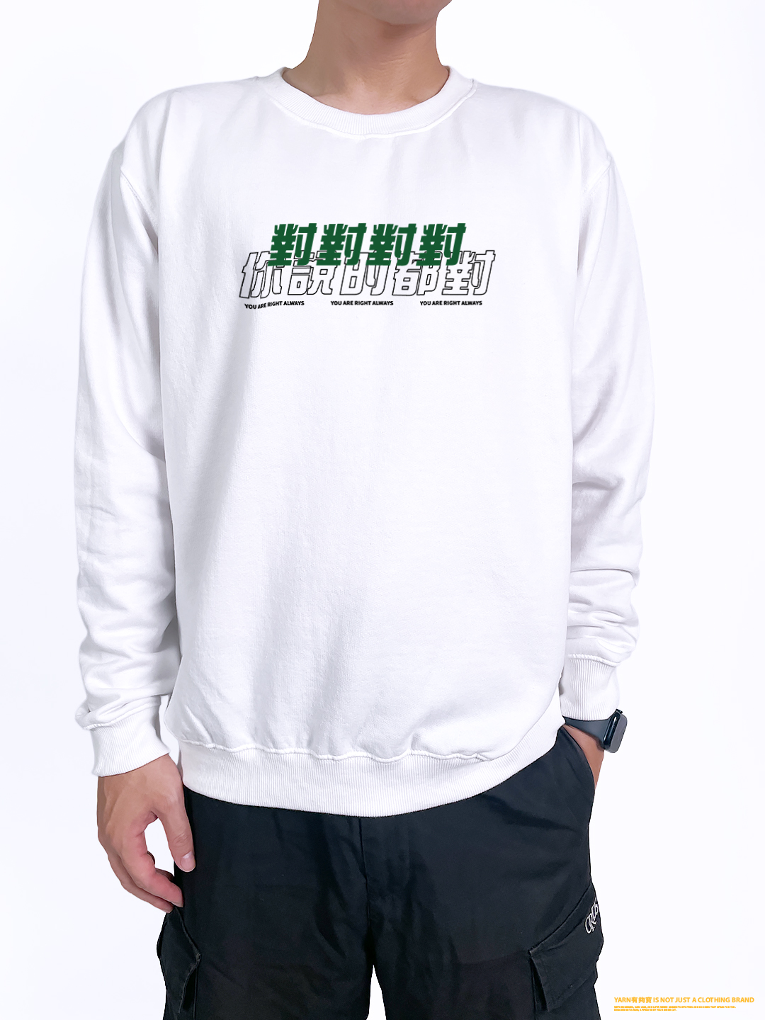 (大學T)對對對 你說的都對 yarn有夠寶2