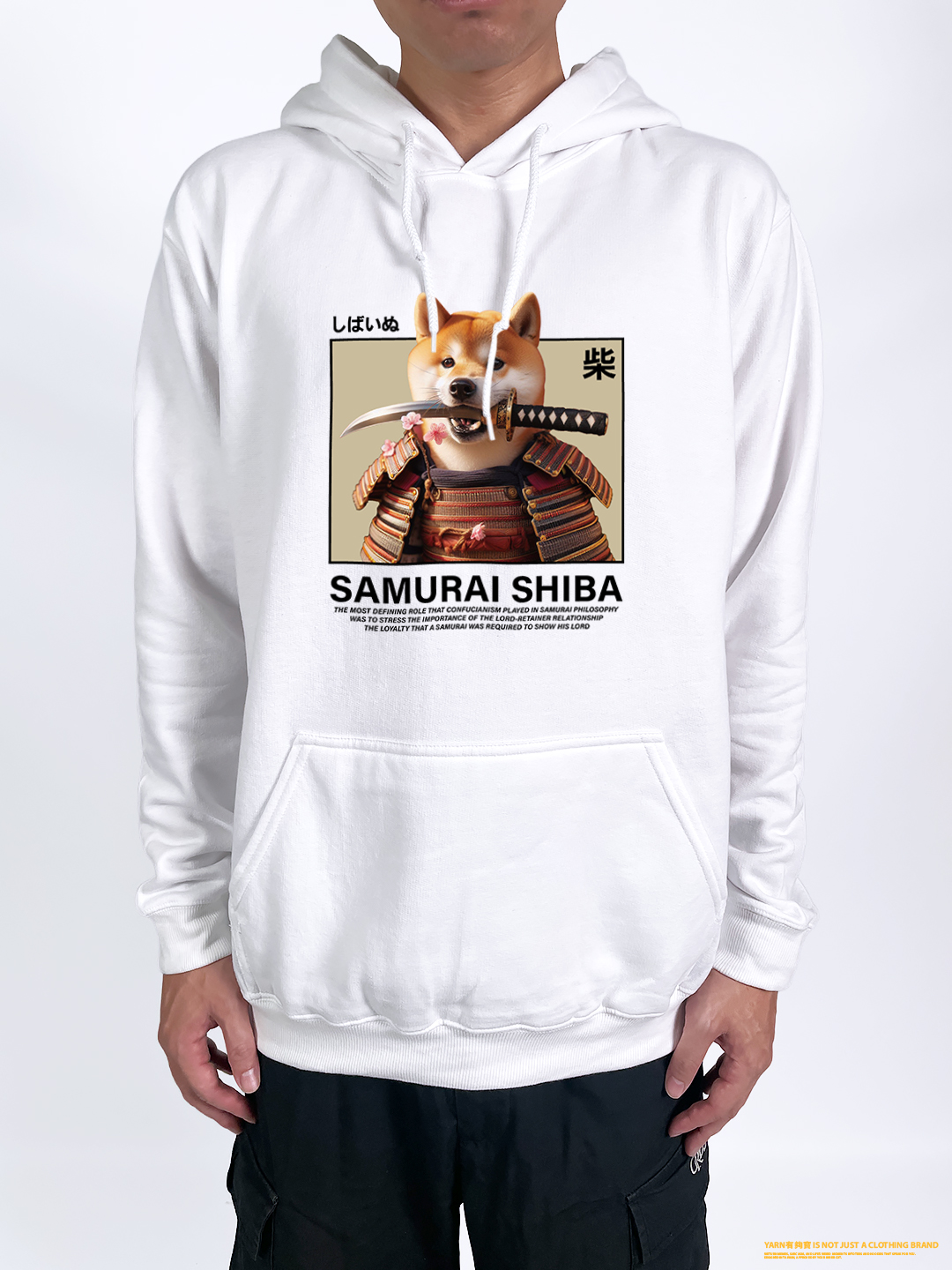 (連帽上衣)柴犬武士 yarn有夠寶2