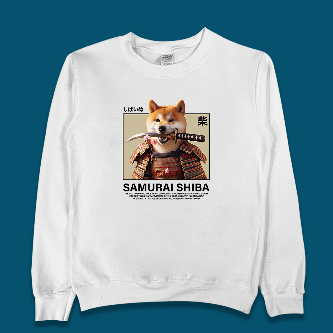 (大學T)柴犬武士 yarn有夠寶3