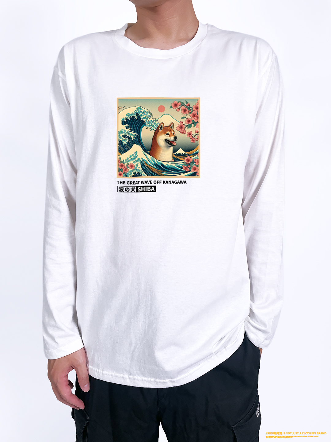 (長T)浮世繪柴犬 yarn有夠寶