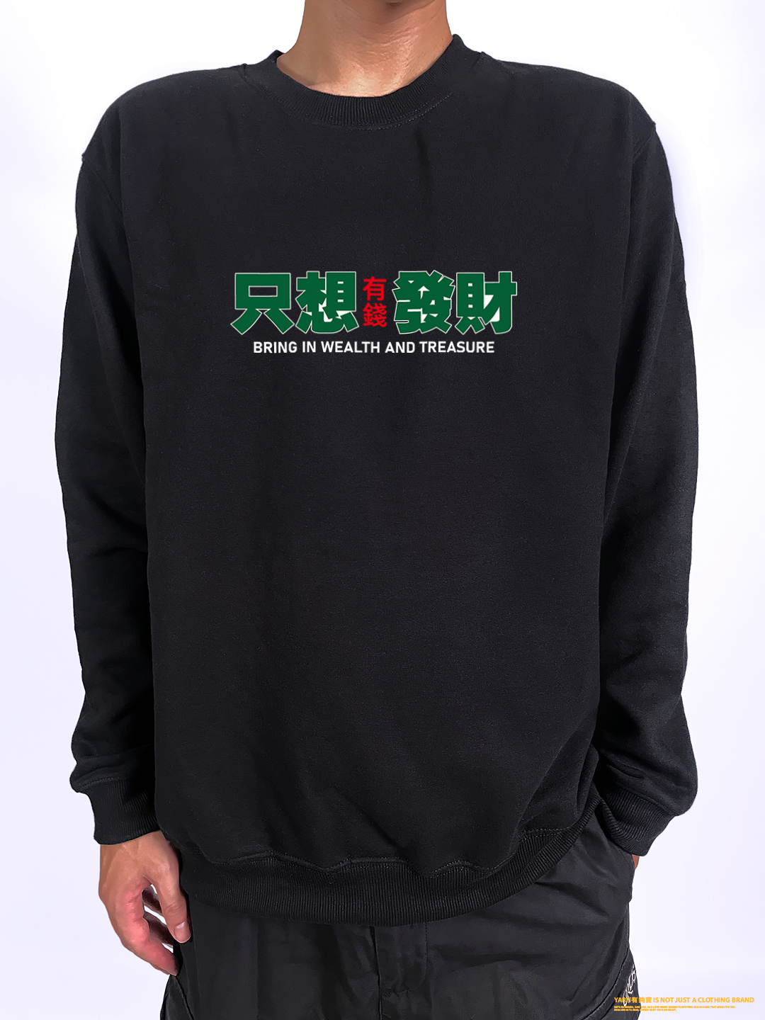 (大學T)只想發財 yarn有夠寶3