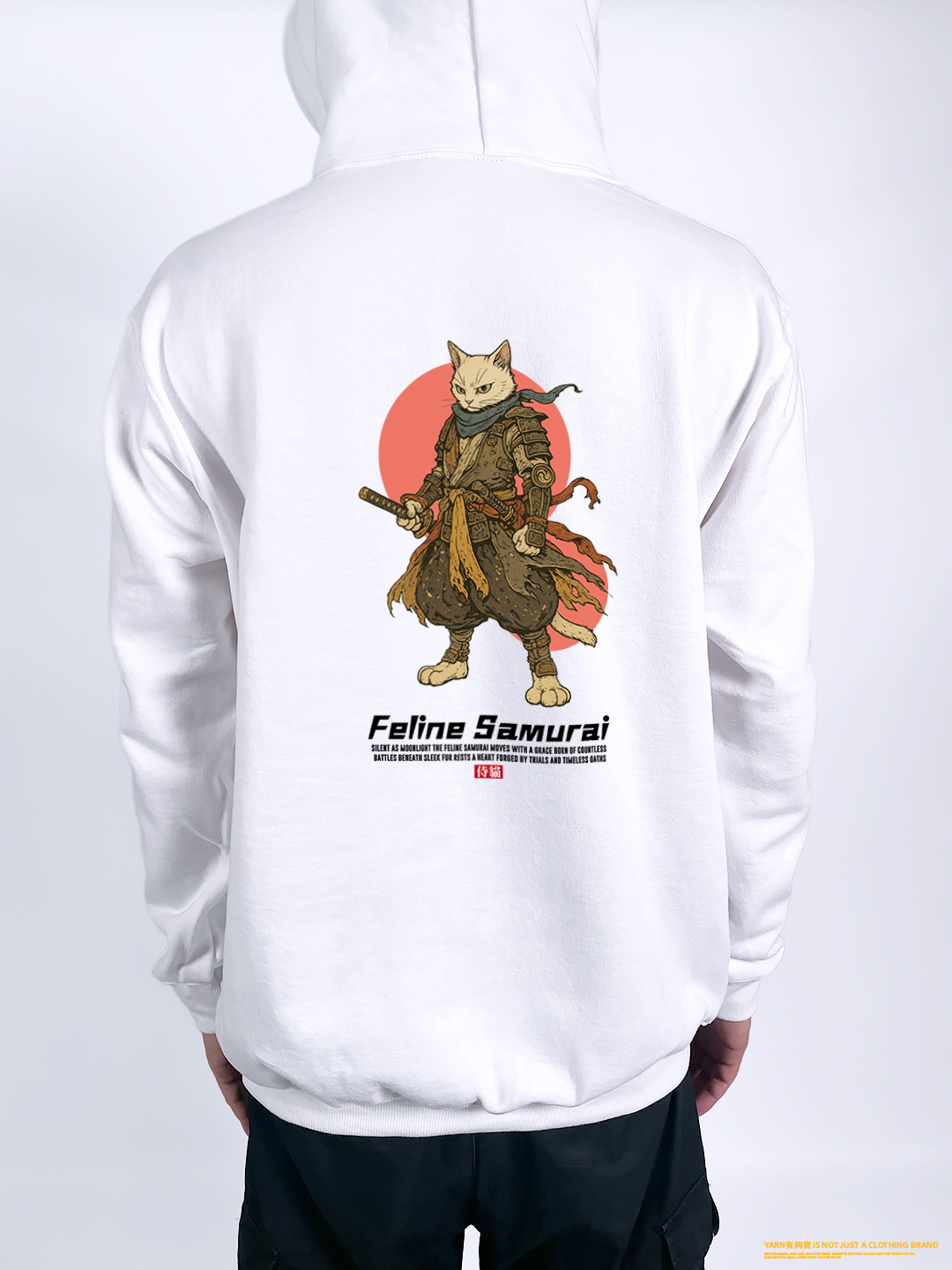 (連帽上衣)貓科武士 yarn有夠寶