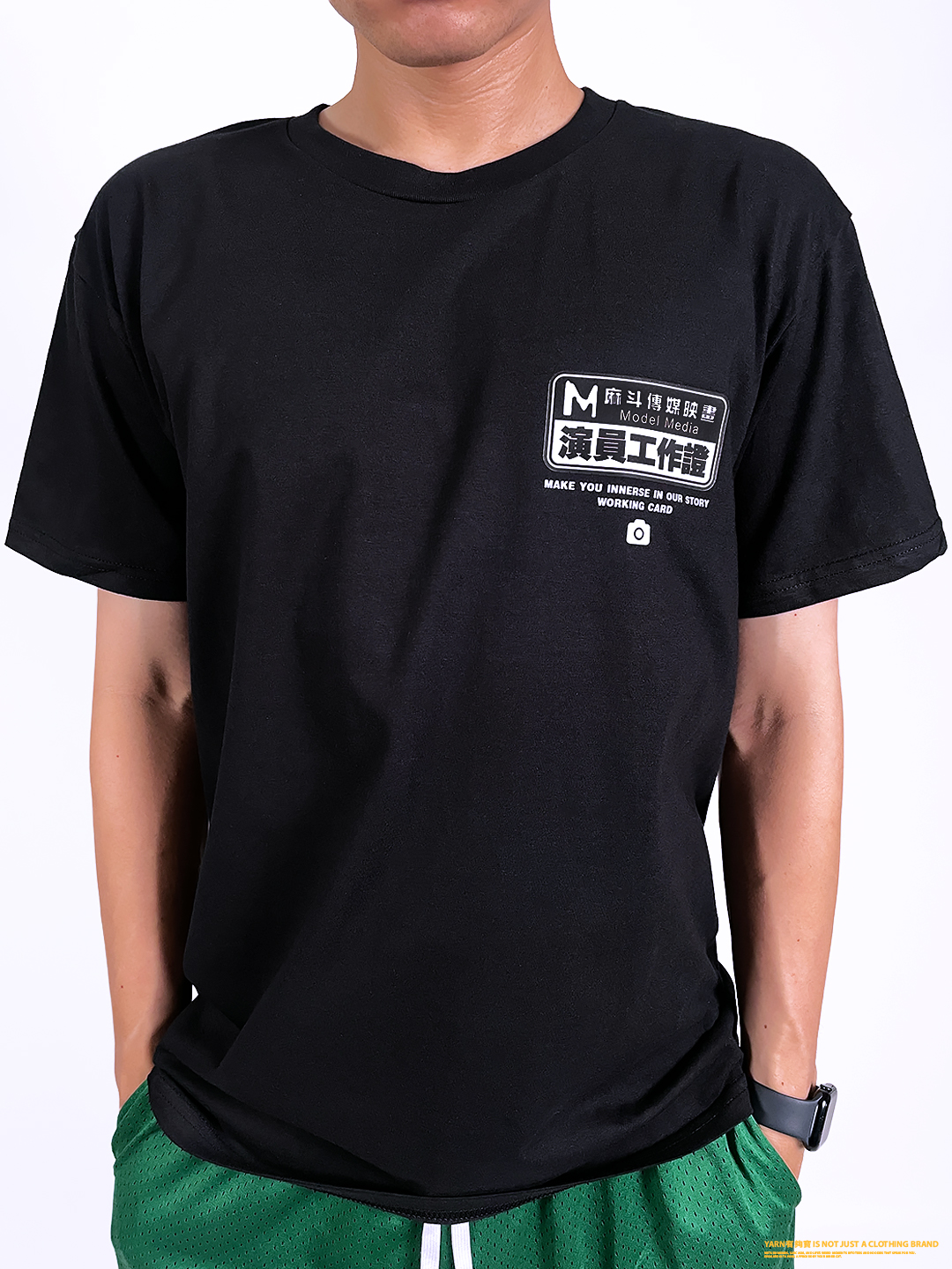 (短T)麻斗演員工作證 yarn有夠寶