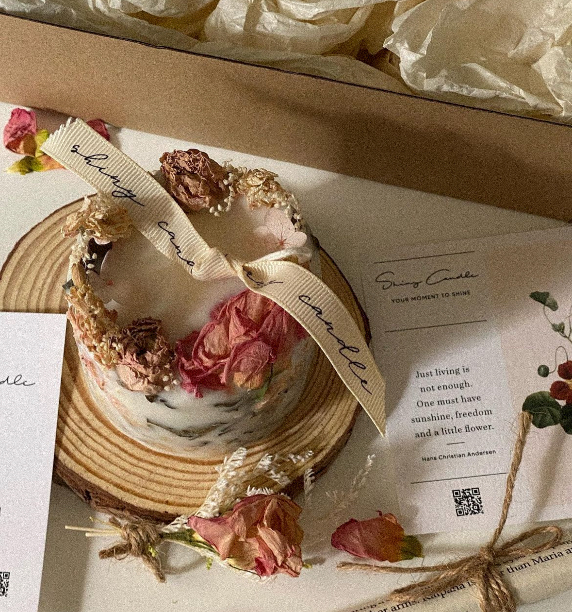 春天裡的花園蠟燭2