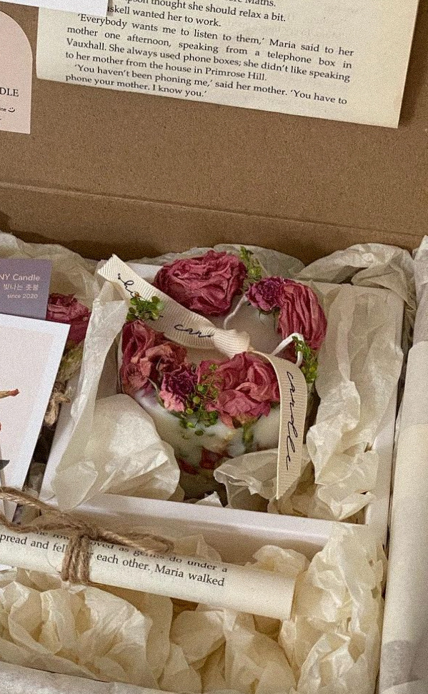 春天裡的花園蠟燭6