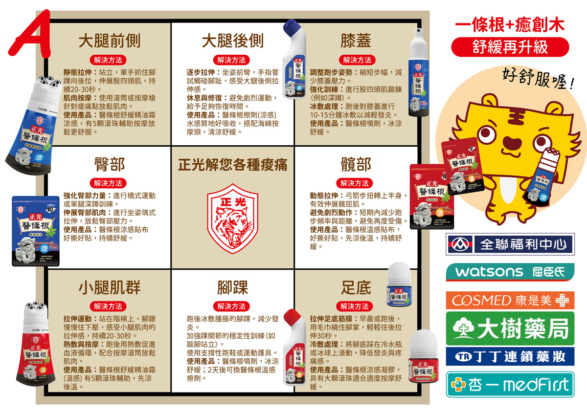 路跑常見痠痛問題，正光教您如何解決