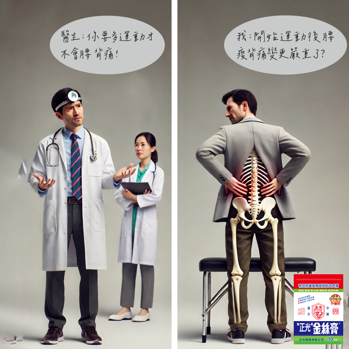 運動可以改善腰痠背痛？