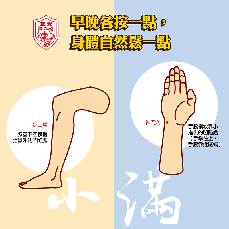 小滿推薦穴位