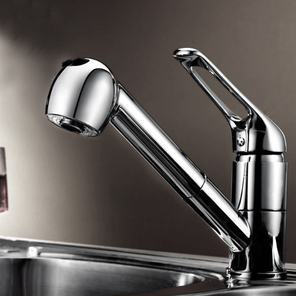 DE系列 - 矮款抽拉式陽台龍頭 / 雙切換 - Y64825