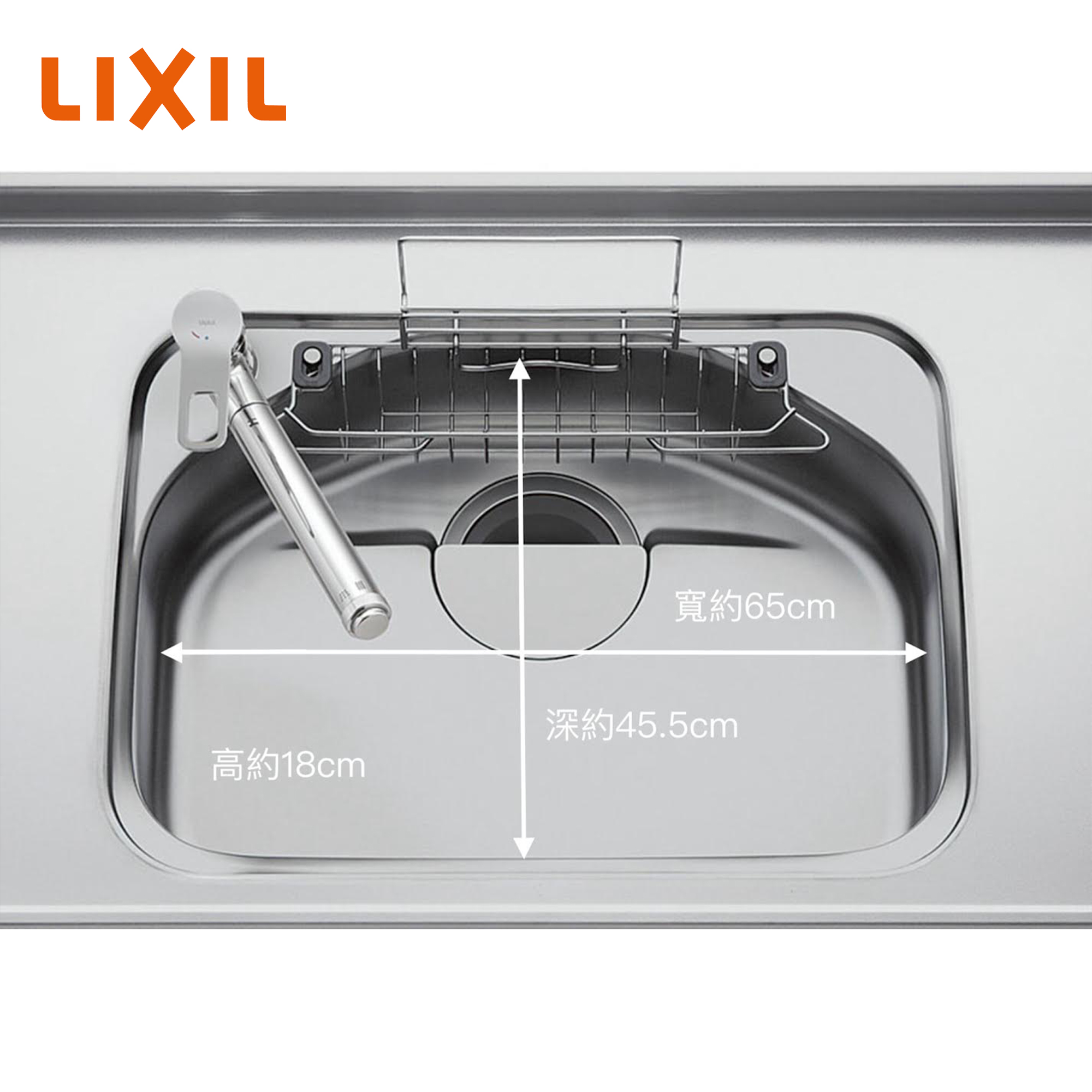 日本LIXIL 靜音不鏽鋼水槽65cm 下嵌式/ A0B - 沐羽衛櫥 日本LIXIL 靜音不鏽鋼水槽65cm 下嵌式/ A0B - 沐羽衛櫥