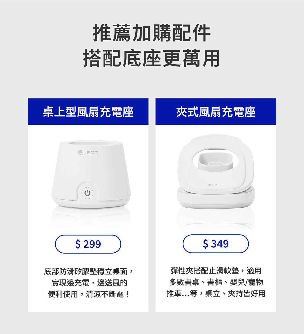 |預購|LaPO二代|沁冷多功能三用風扇|手持、頸掛、桌立、冰鎮、照明|LF-03|10