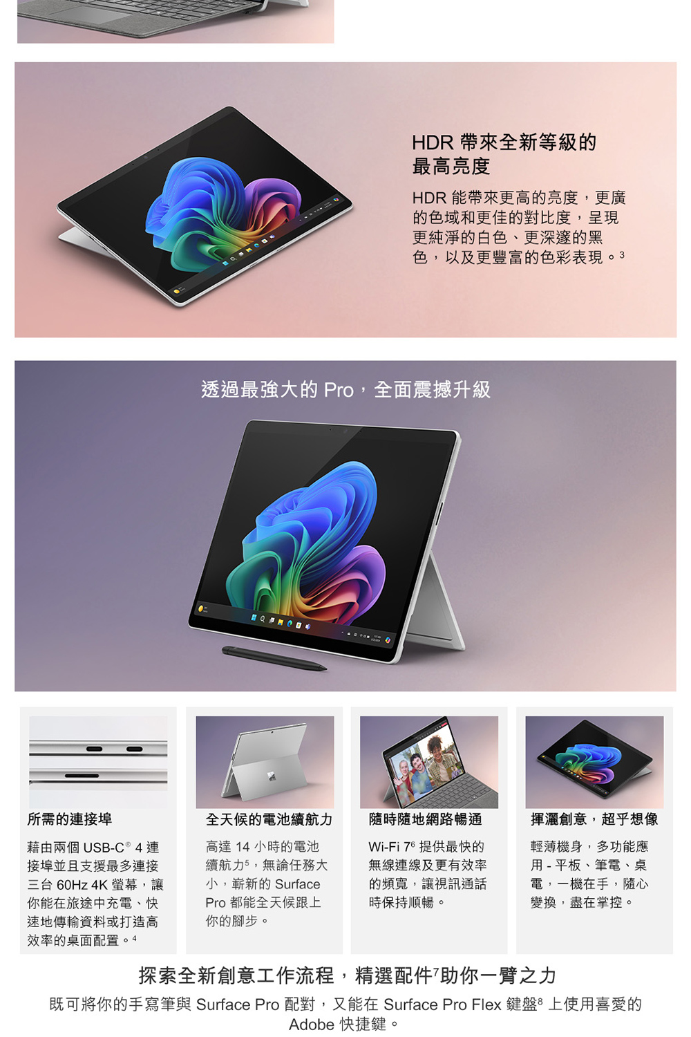 |Microsoft 微軟 Surface Pro|第11版 13吋 輕薄觸控筆電|石墨黑|Snapdragon X Plus/16G/256G/W11|四大贈品|Copilot石墨黑鍵盤|Uniscope 優思 13.6吋手提電腦包|迷你帶線行動電源|HODA 機身保護貼10