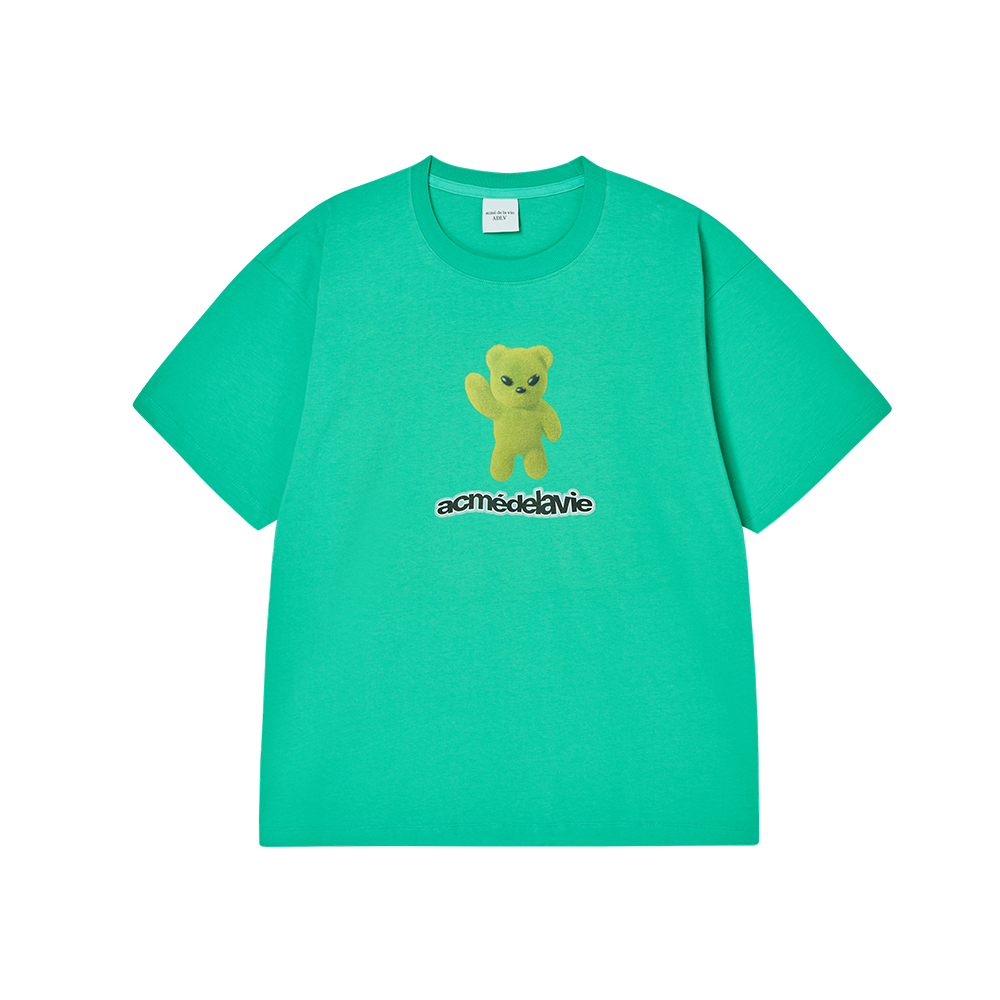 ADLV ♥ ALIEN BEAR SHORT SLEEVE T-SHIRT /追跡付 Promo [adlv] Acmedelavie Alien Bear Short Sleeve T-shirt