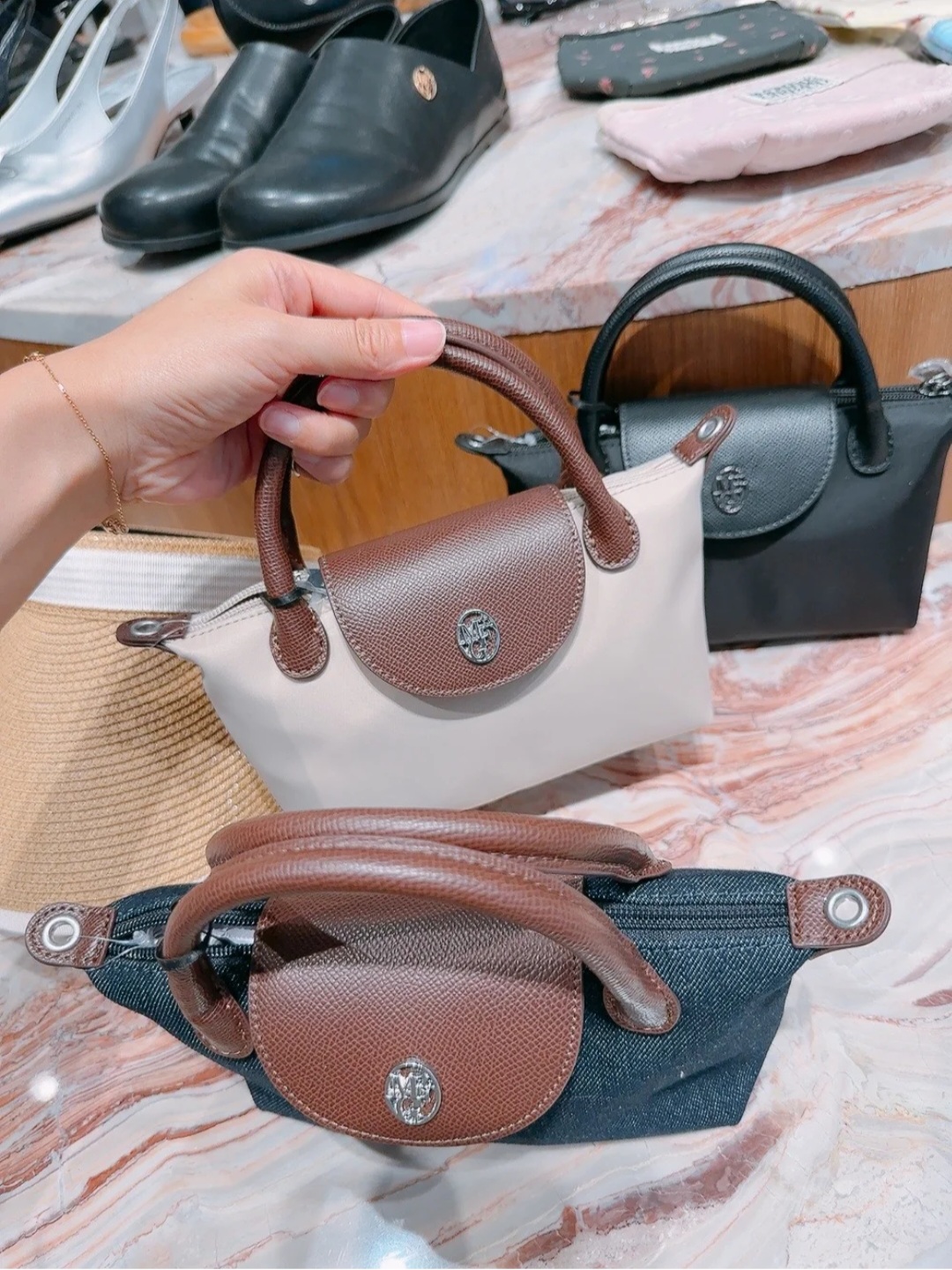 25SS新作トトートバッグ【MARITHE】CIRCLE LOGO MINI TOTE BAG 25SS新作トトートバッグ【MARITHE】CIRCLE LOGO MINI TOTE BAG