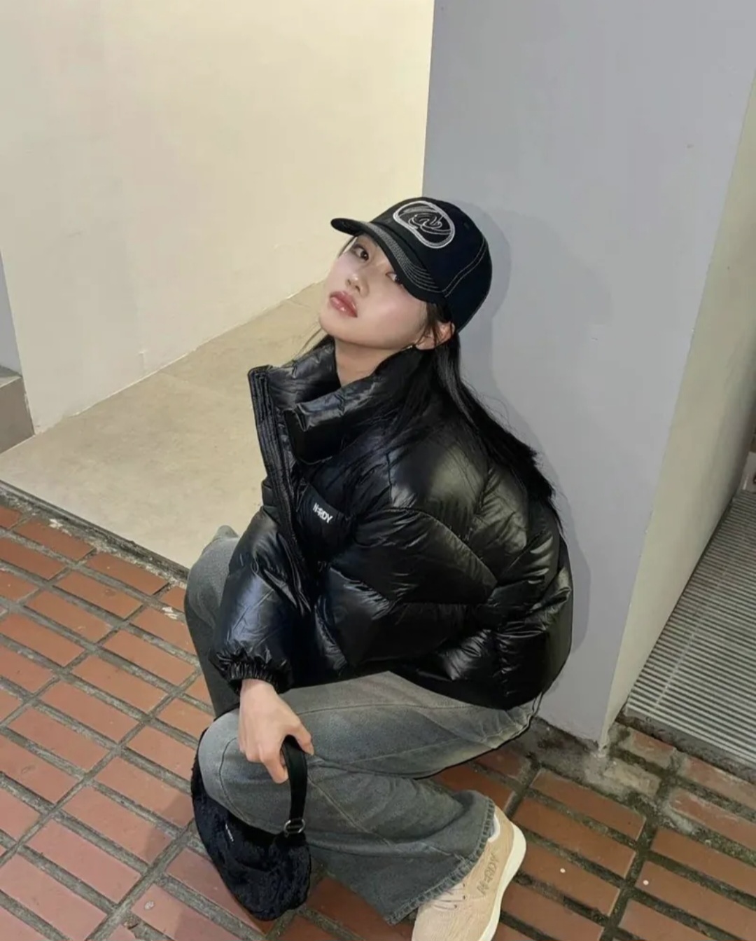 預購］—特價— 韓國NERDY W'S ESSENTIAL GLOSSY DOWN JACKET 亮面
