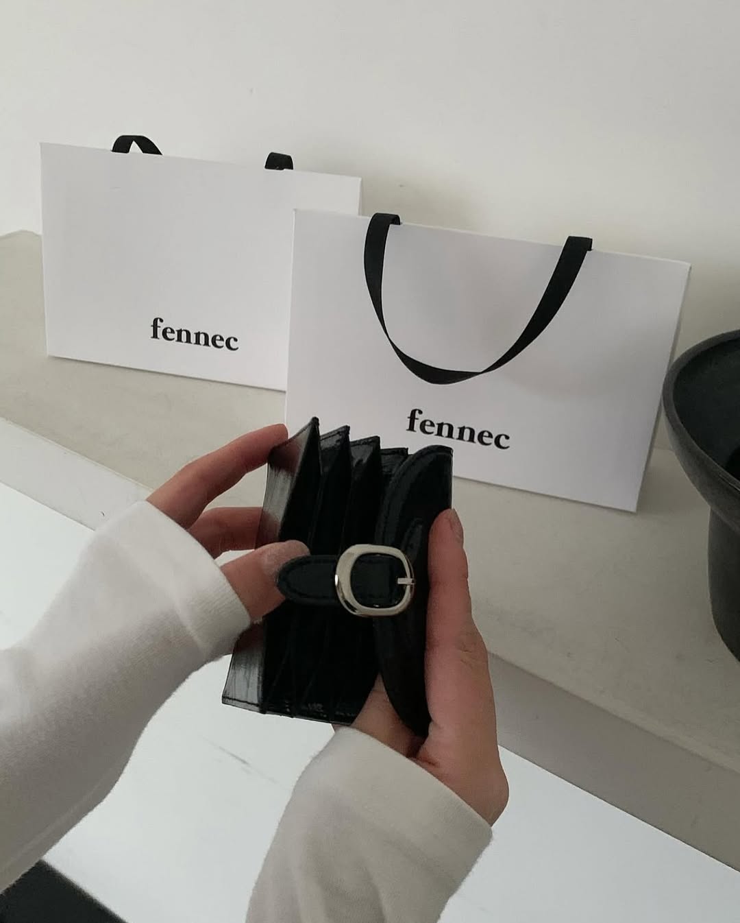 現貨秒發⚡️］ 韓國FENNEC BIBI ACCORDION POCKET 環扣短夾