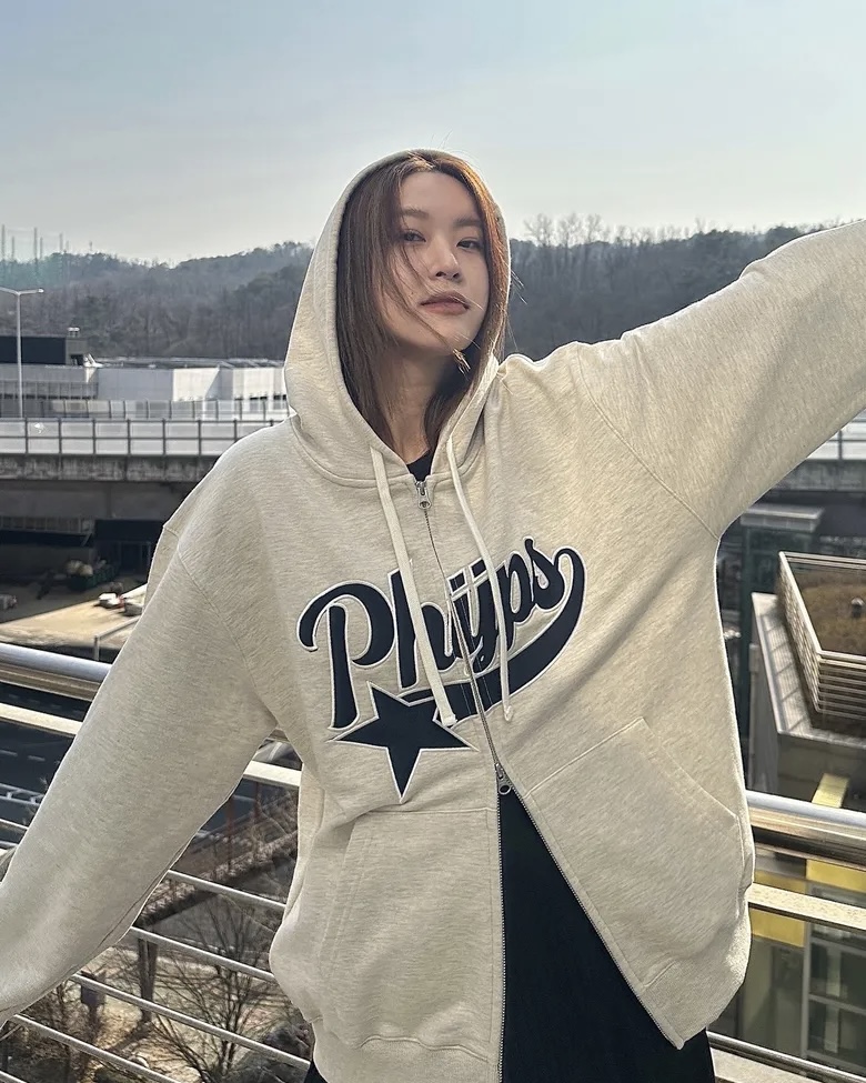 Phyps Department★韓国★男女兼用★Star Tail Hooded Zip-Up ☆韓国の人気☆【PHYPS】☆PHYPS STAR TAIL HOODIE ZIP U.P