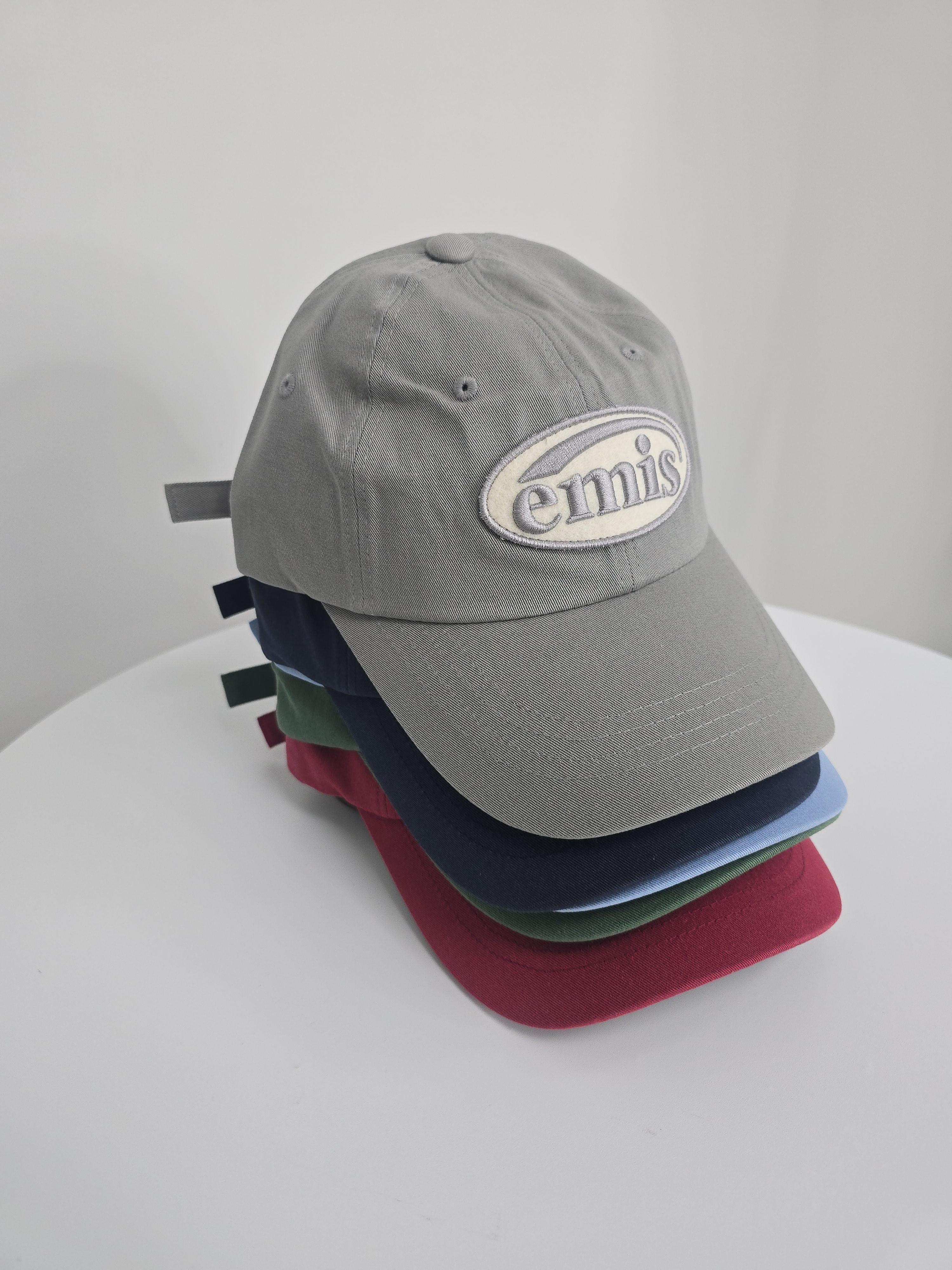 【emis】韓国人気★ TONE ON TONE WAPPEN BALL CAP TONE ON TONE WAPPEN BALL CAP-GREEN - EMIS
