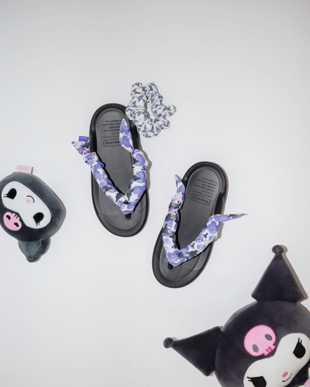 ☆【TAW&TOE】☆Flip Flop Zerovity OG Kuromi Black☆ 預購］韓國Taw&Toe x Sanrio Flip Flop Zerovity OG 三麗鷗聯名