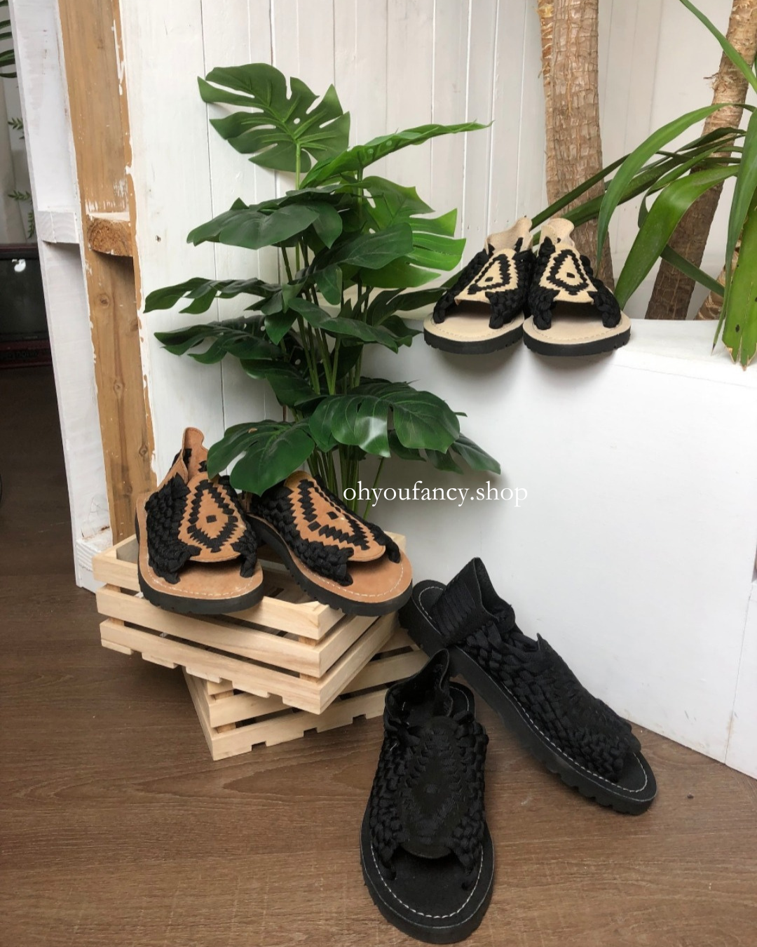 墨西哥品牌 CHUBASCO AZTEC JUAN 編織涼鞋