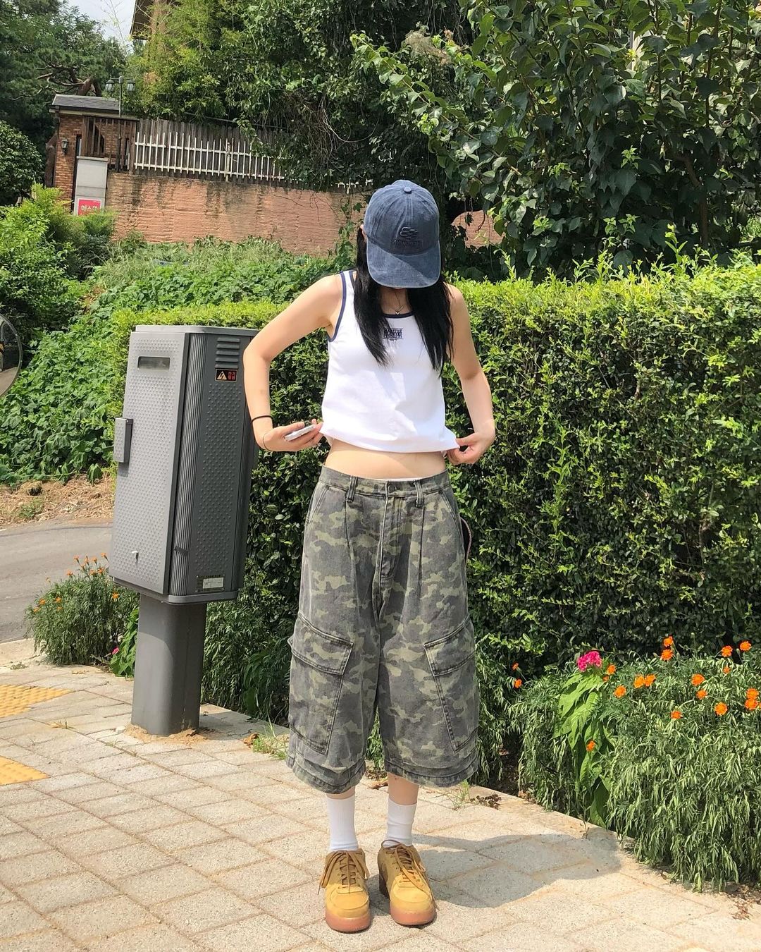 【AVANDRESS】Side Big Denim Shorts CAMO ★韓国の人気★ MUSINSA | AVANDRESS Side Big Denim Shorts CAMO