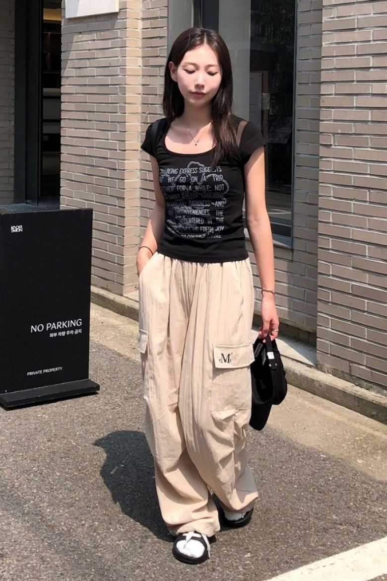 預購］韓國MUCENT GROSS NYLON CARGO PANTS 尼龍工裝褲| MUCENT