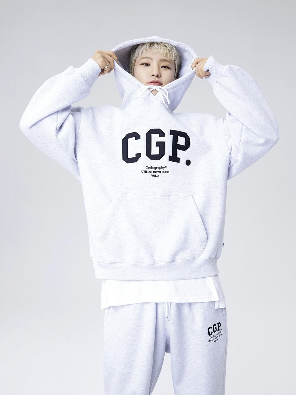 ［現貨秒發⚡️］—特價— 韓國Code Graphy CGP Hoshi同款 內刷毛 帽T/棉褲