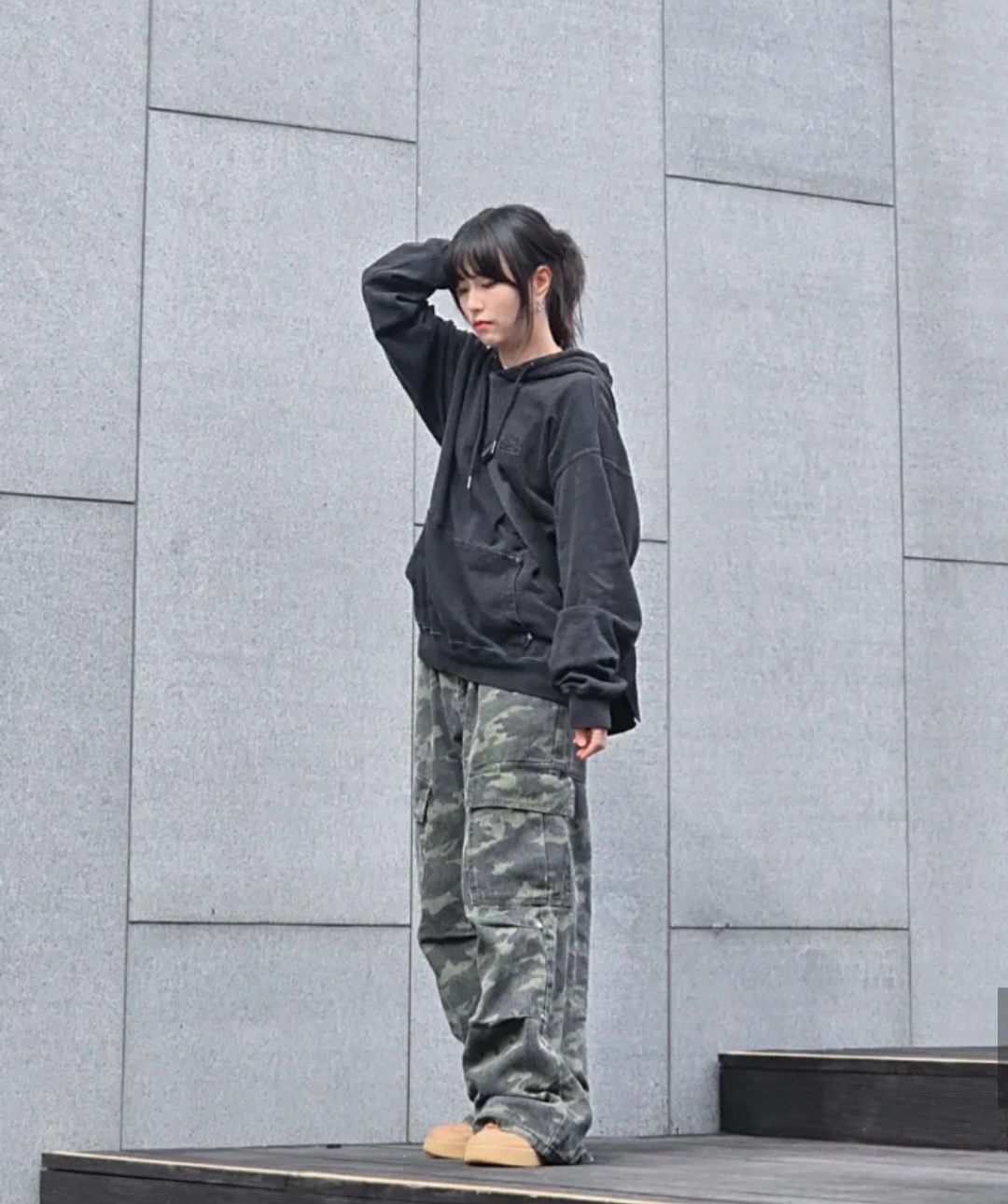 【AVANDRESS】 Side Big Cargo Pants VINTAGE PINK ★男女兼用★ MUSINSA | AVANDRESS Side Big Cargo Pants VINTAGE PINK