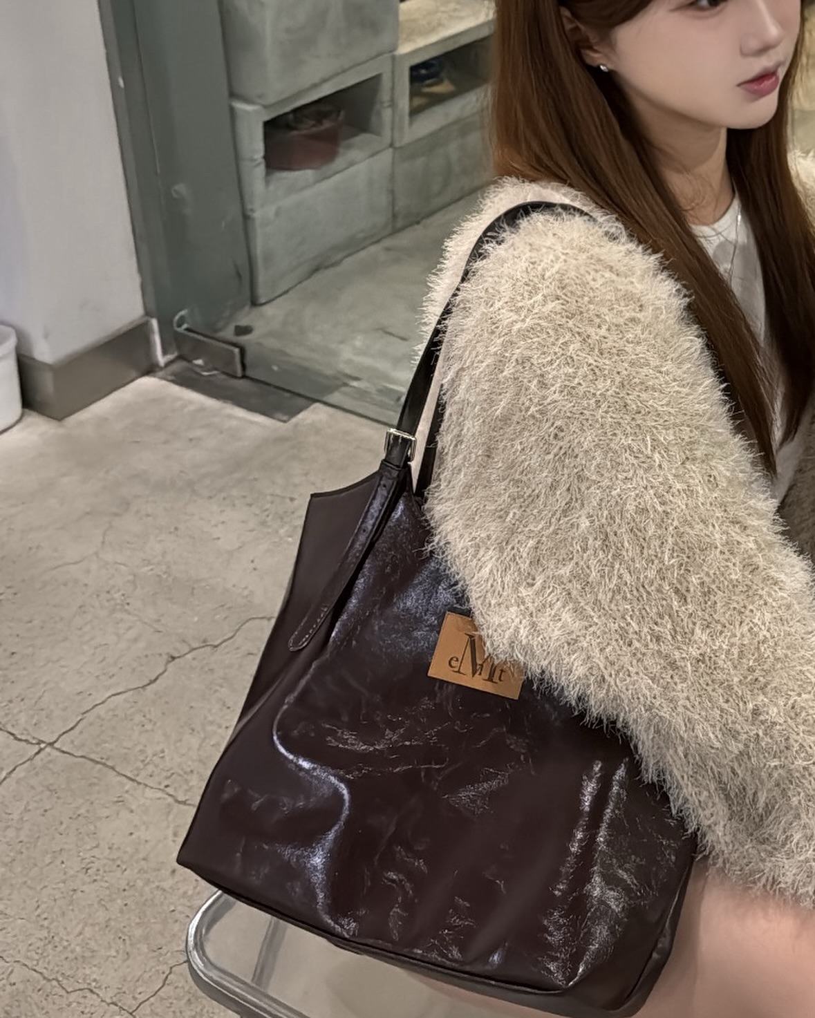 現貨秒發⚡️］韓國MUCENT ARMAND FRONT BUCKLE LEATHER