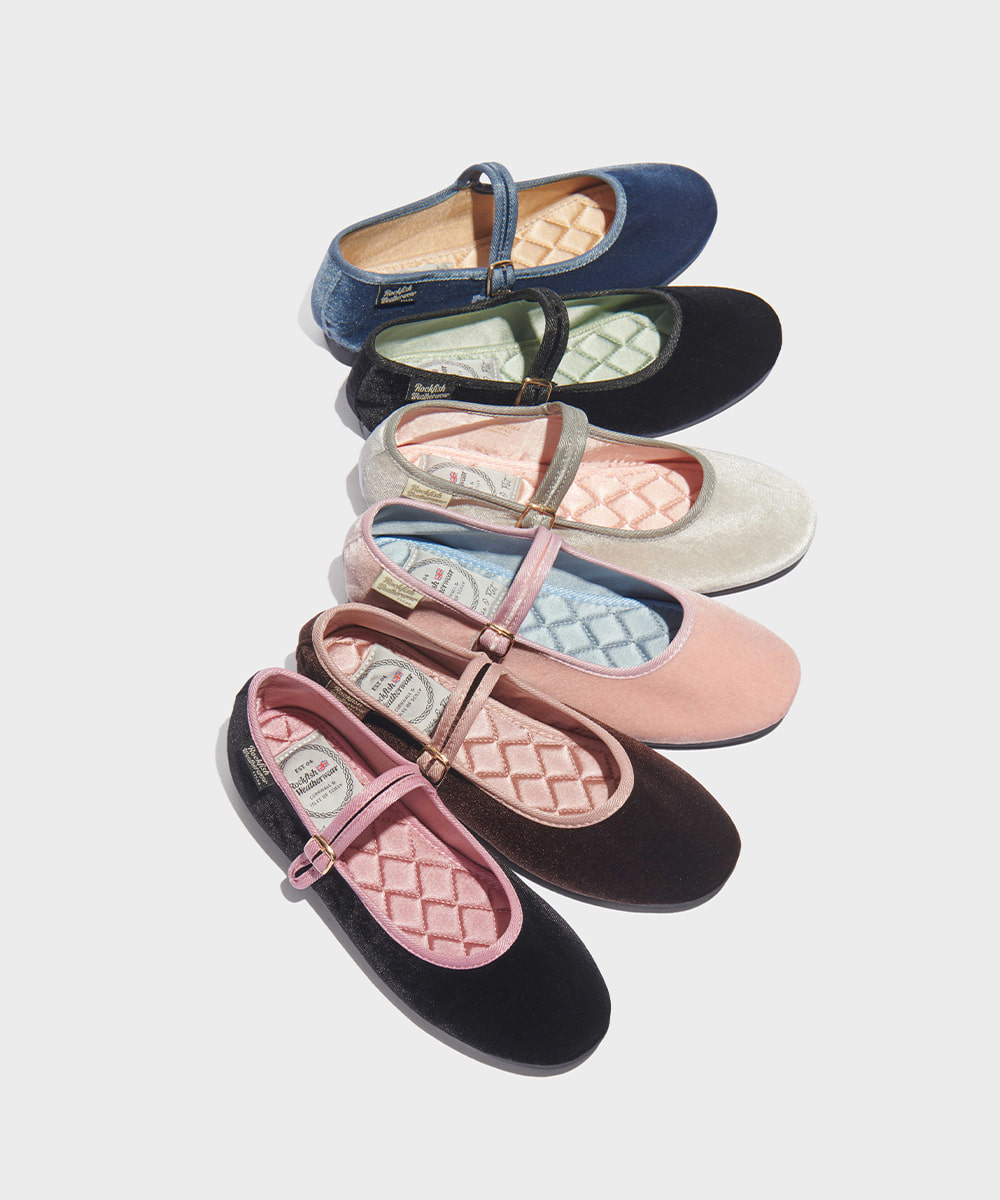 [預購]韓國Rockfish BELLA QUILTED MARY JANE 拼色鑲邊瑪莉珍鞋 Rockfish 韓國品牌系列 KZ