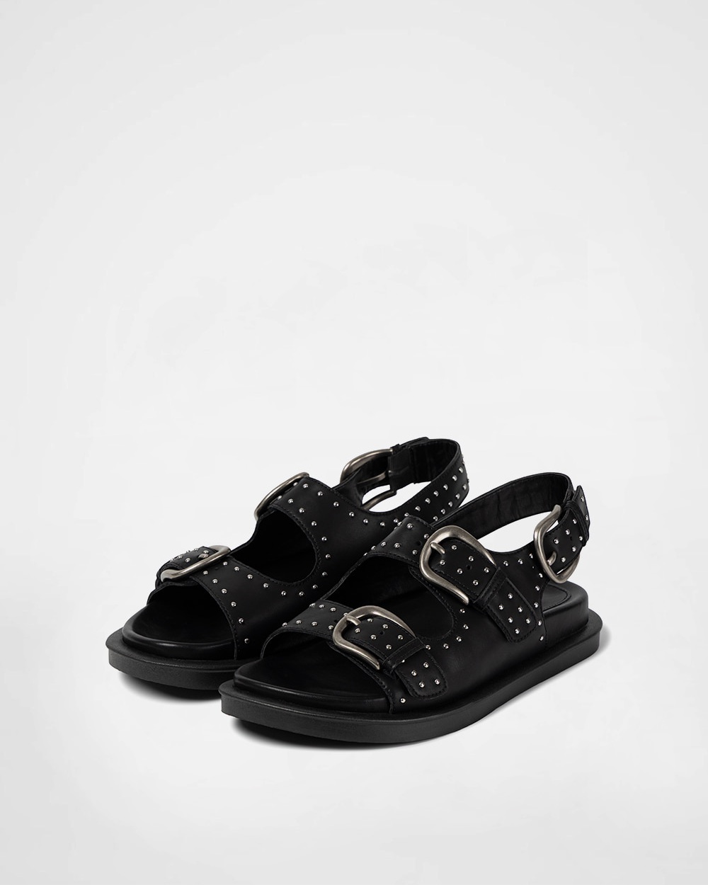 預購］韓國首爾聖水洞KHIHO TRINITY BUCKLE SANDALS 鉚釘涼鞋