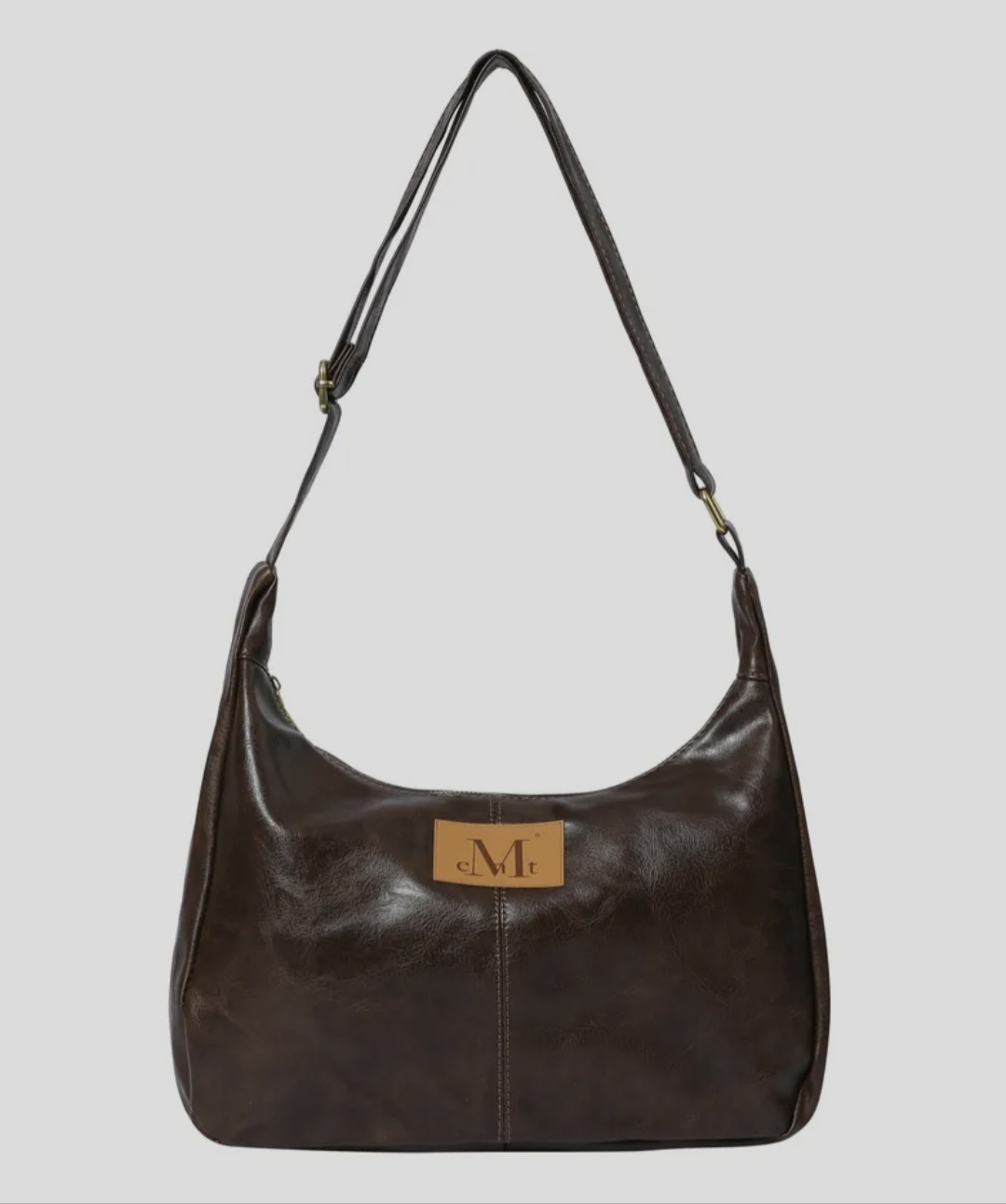 預購］韓國MUCENT MERIN GOLD LINE LEATHER SHOULDER BAG 肩背包