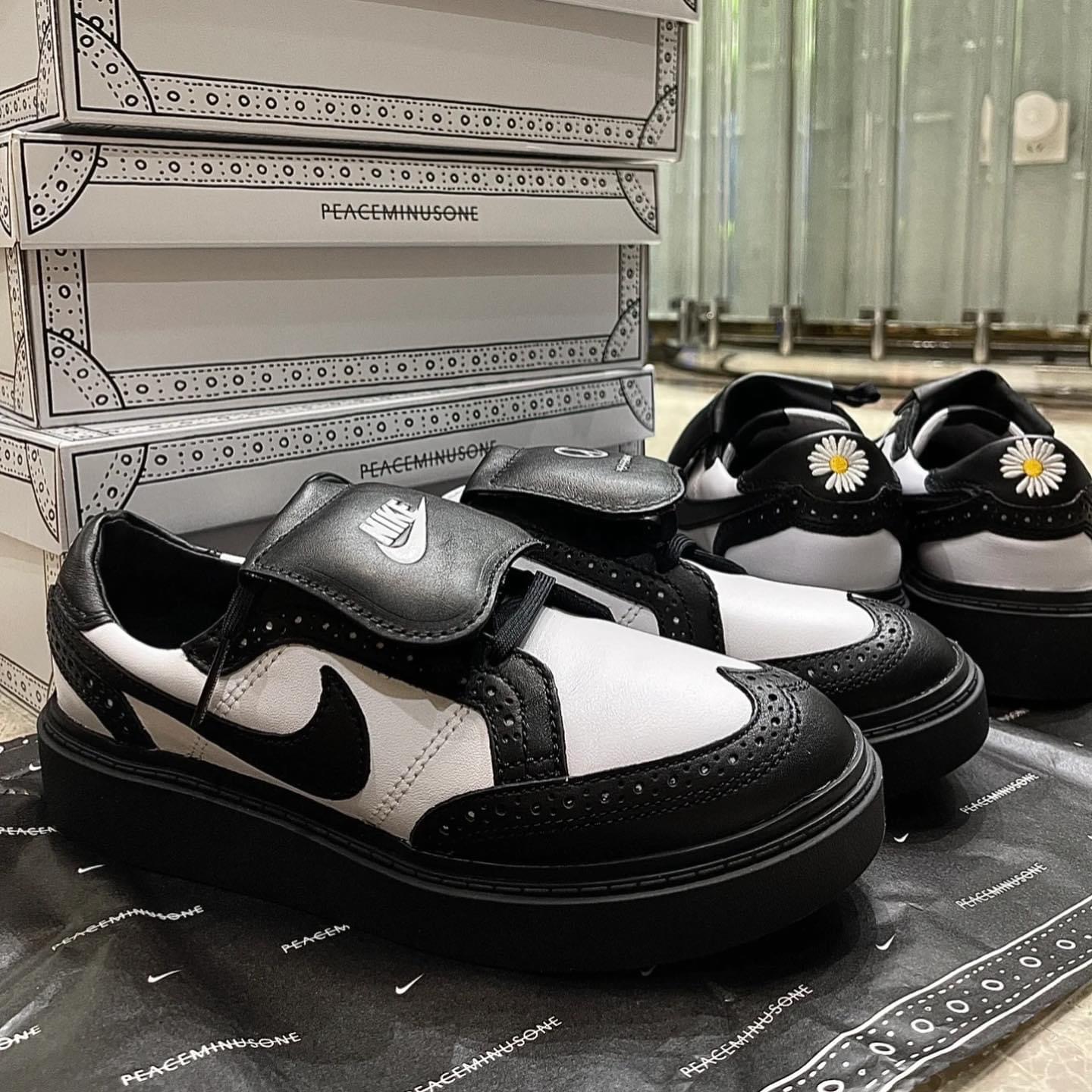 PEACEMINUSONE Nike Kwondo 1 Black and White 24cm DH2482-101-